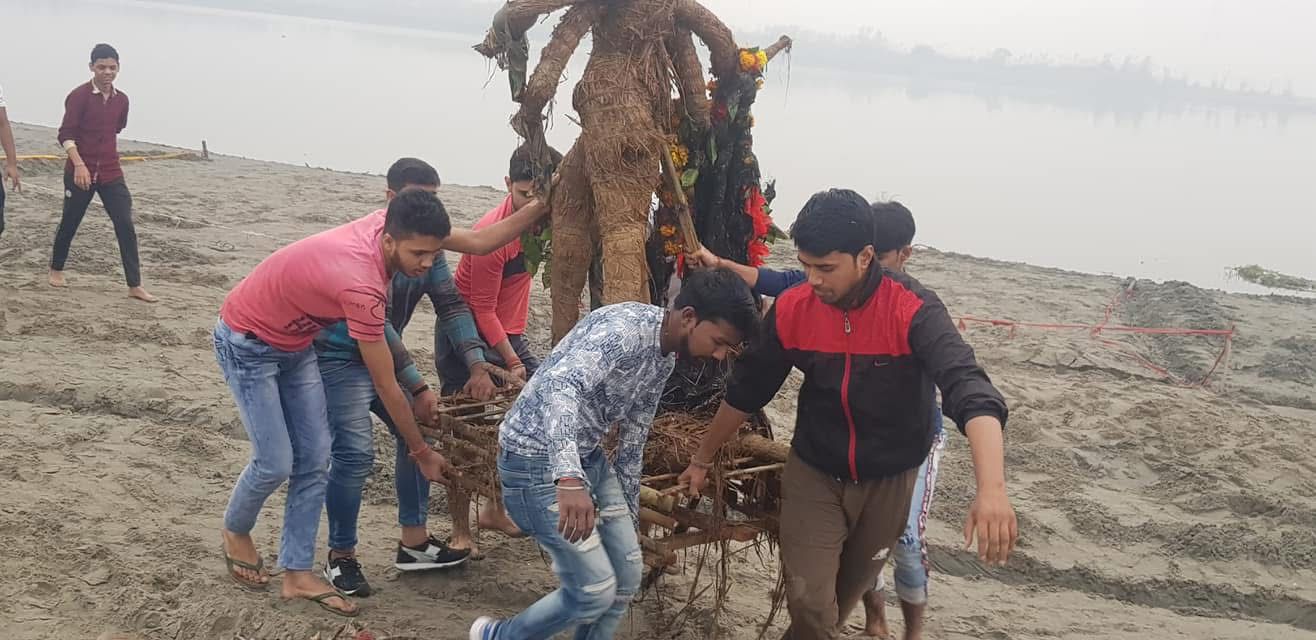 Yamuna Ghat Cleaning